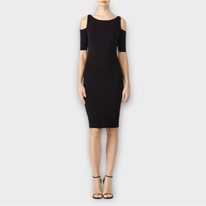 Bailey 44 Black Nicks Cold Shoulder Jersey Dress in Black Women’s Size 4